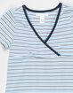 FULL TILT Girls Stripe Surplus Top image number 2
