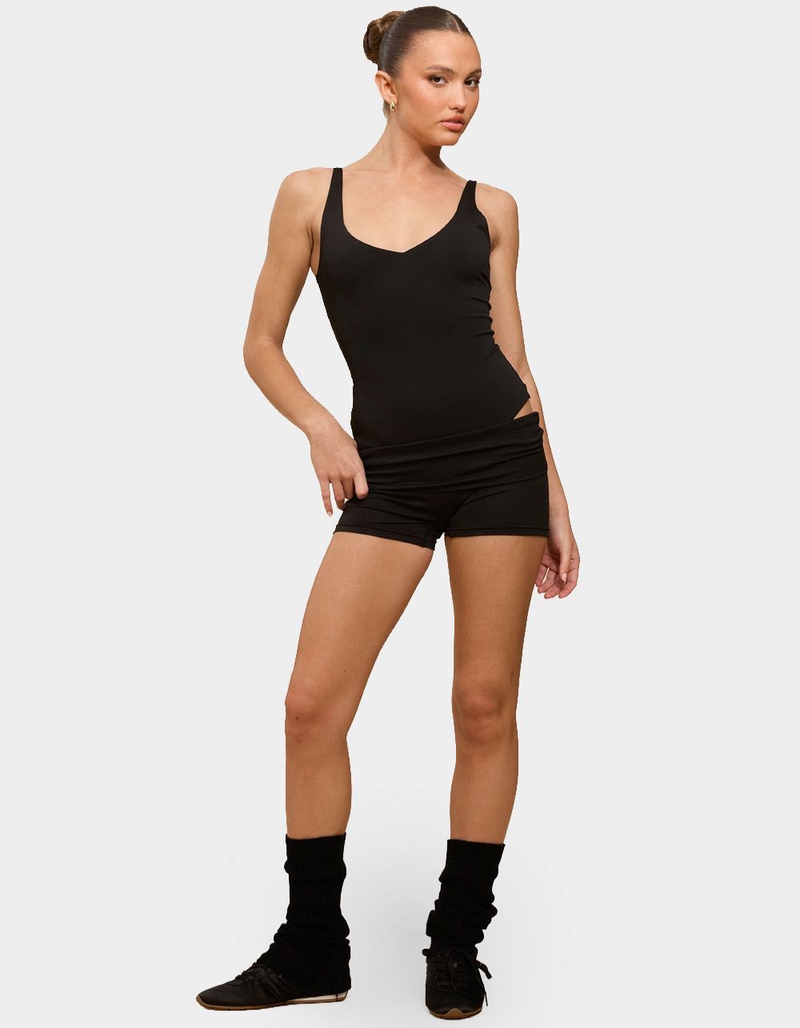 EDIKTED Alondra V-Neck Bodysuit image number 3