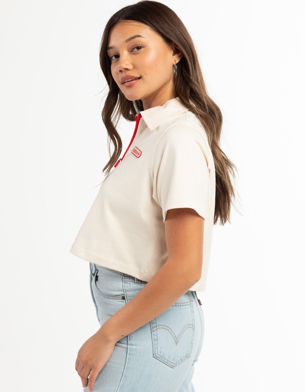 ADIDAS OG Resort Womens Crop Polo Shirt 