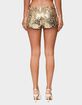 EDIKTED Macie Sequin Micro Shorts image number 3