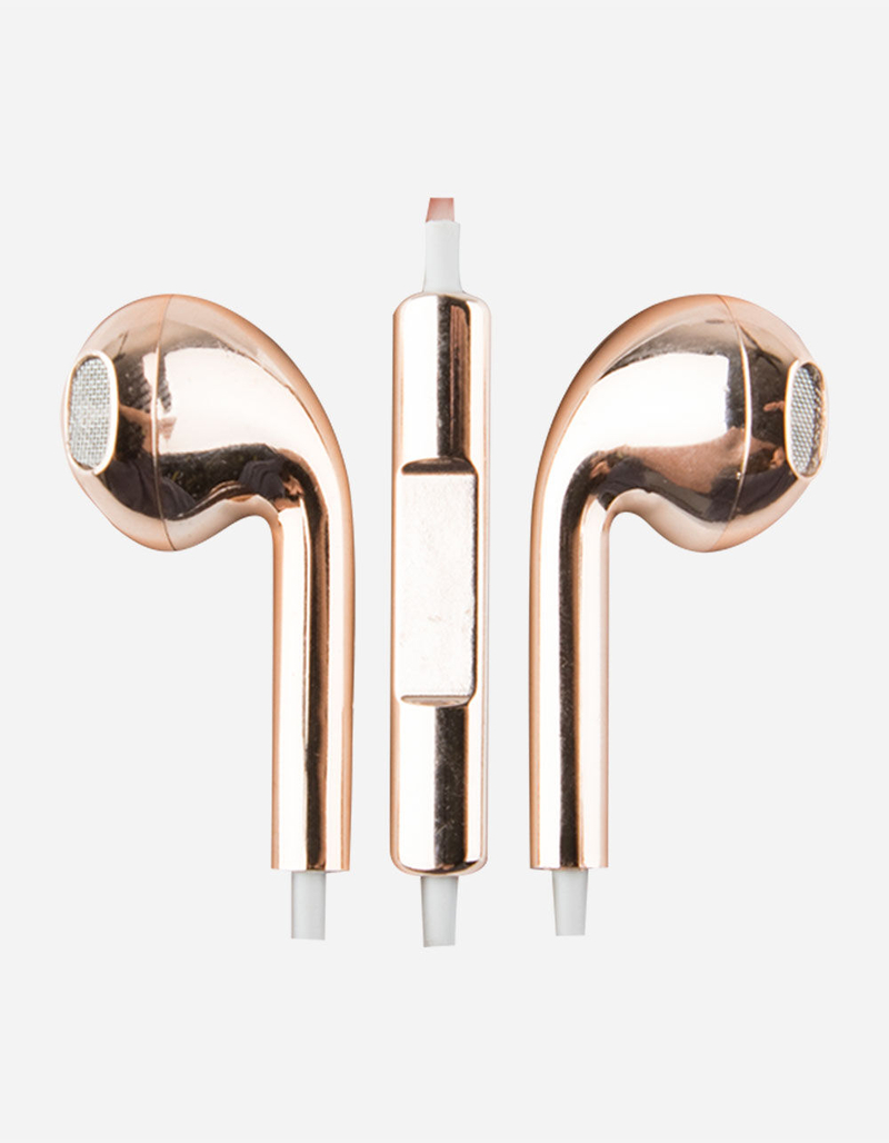 Rose Gold Shine Earbuds image number 0