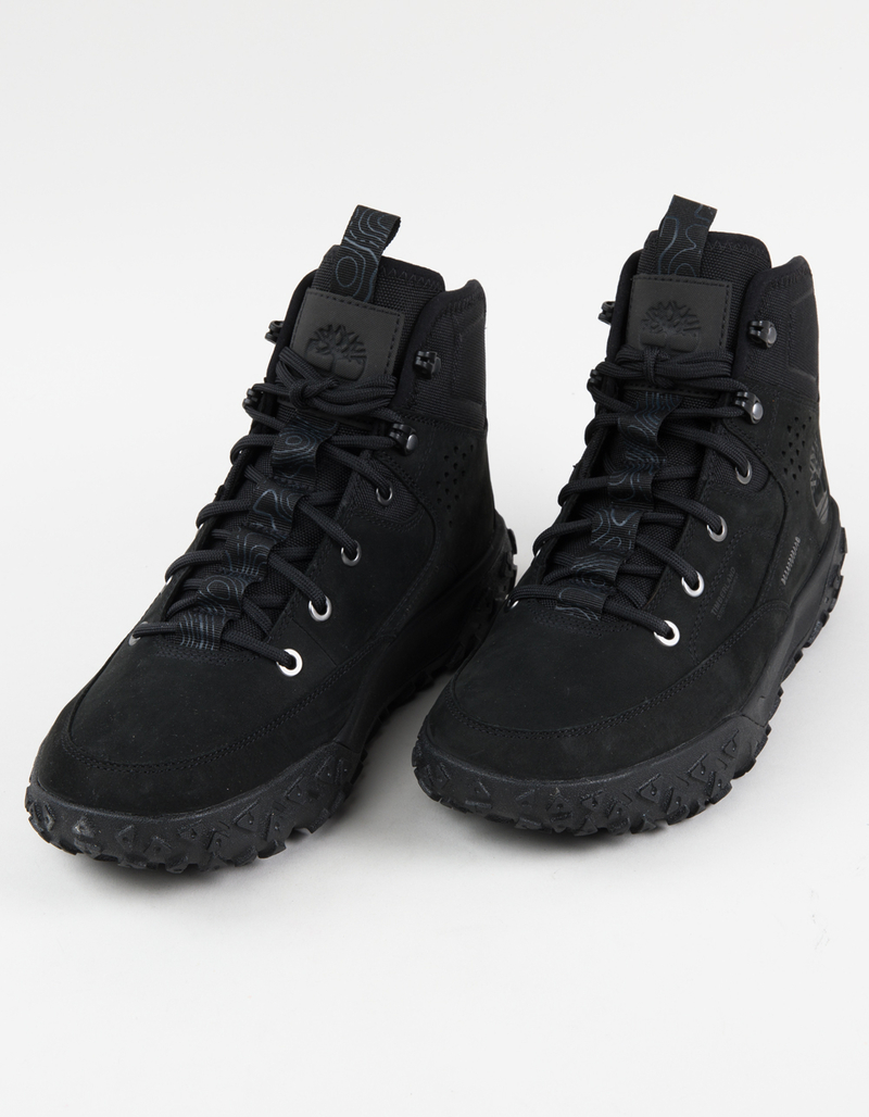 TIMBERLAND GreenStride™ Motion 6 Mid LaceUp Mens Hiking Shoes BLACK