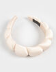 FULL TILT Croissant Satin Sponge Headband image number 3