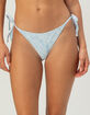 FULL TILT Reversible Texture Tie Side Cheeky Bikini Bottoms image number 3