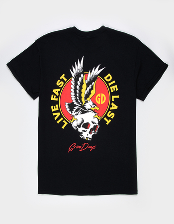 GRIM DAYS Live Fast Mens Tee Primary Image