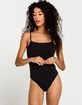 FULL TILT Square Neck One Piece Swimsuit image number 4