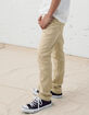 RSQ Boys Super Skinny Tan Twill Pants image number 3