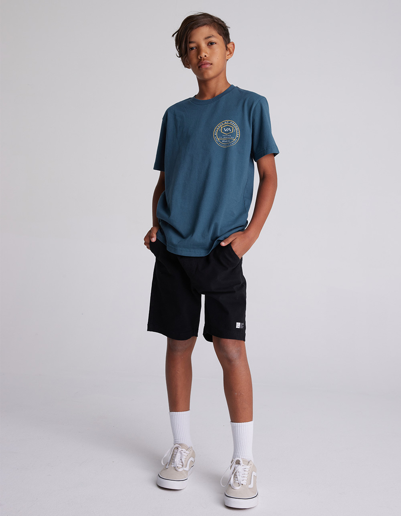 LIRA Twill Elastic Waist Boys Shorts image number 0