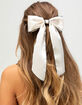 FULL TILT 2 Pack Contrast Stitching Bow Hair Clip & Scrunchie image number 3