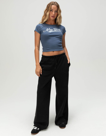 RSQ Womens New York Baby Tee Alternative Image