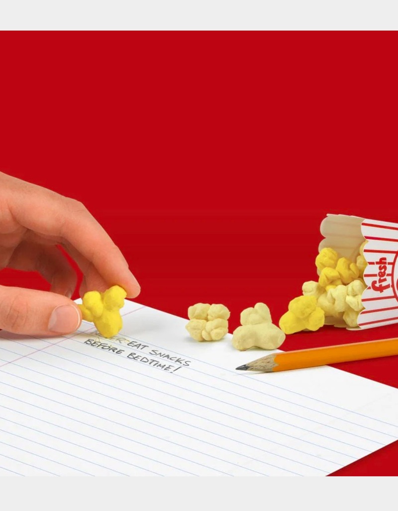 FRED & FRIENDS Fresh Popcorn Erasers 12 Pack image number 2