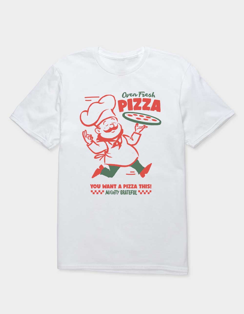 MIGHTY GRATEFUL Pizza This Unisex Tee image number 0