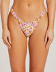 FULL TILT Floral High Leg Cheekier Bikini Bottoms image number 2