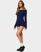 EDIKTED Arianna Off Shoulder Knit Sweater image number 4