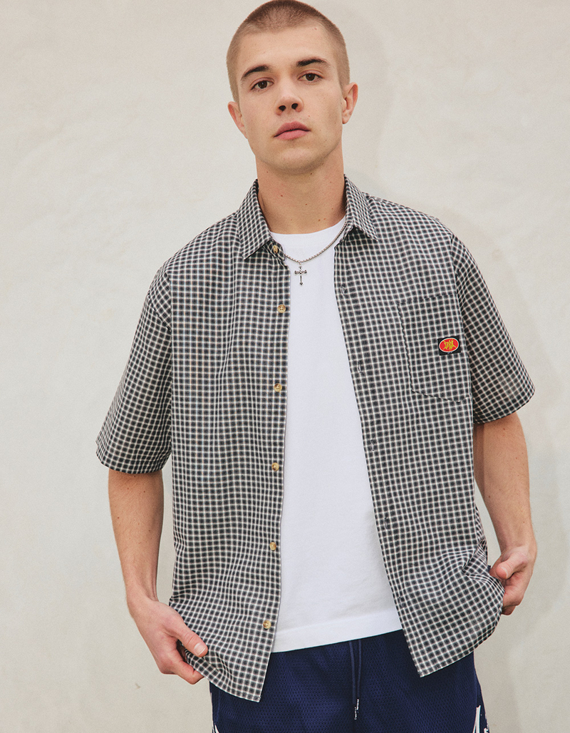 LIRA Plaid Mens Button Up Shirt image number 0