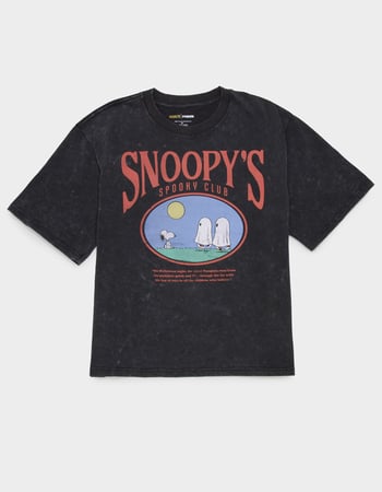 RSQ x Peanuts Ghosts Mens Boxy Tee Primary Image