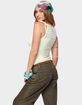 EDIKTED Shanee Tie Shoulder Top image number 3