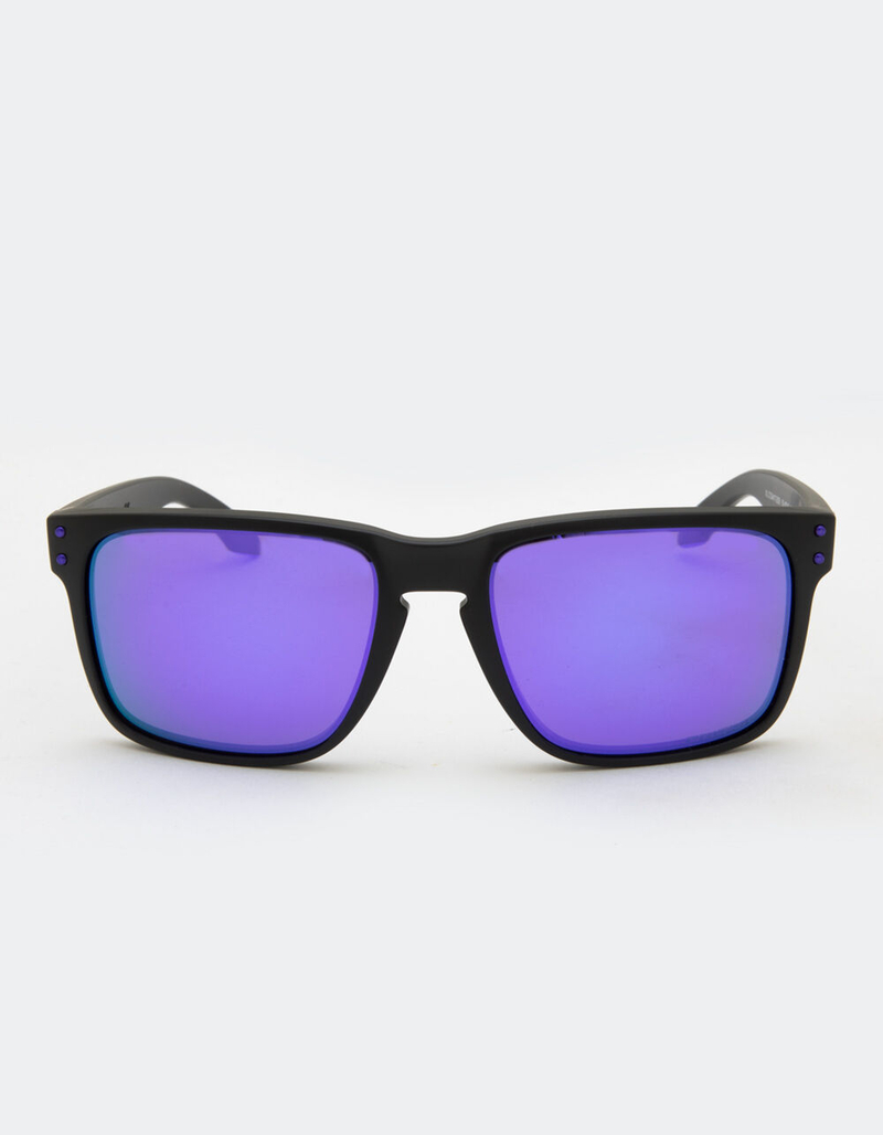 OAKLEY Holbrook Matte Black & Prizm Violet Sunglasses image number 1