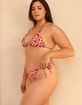 DIPPIN' DAISY'S Palm Tie Back Triangle Bikini Top image number 6