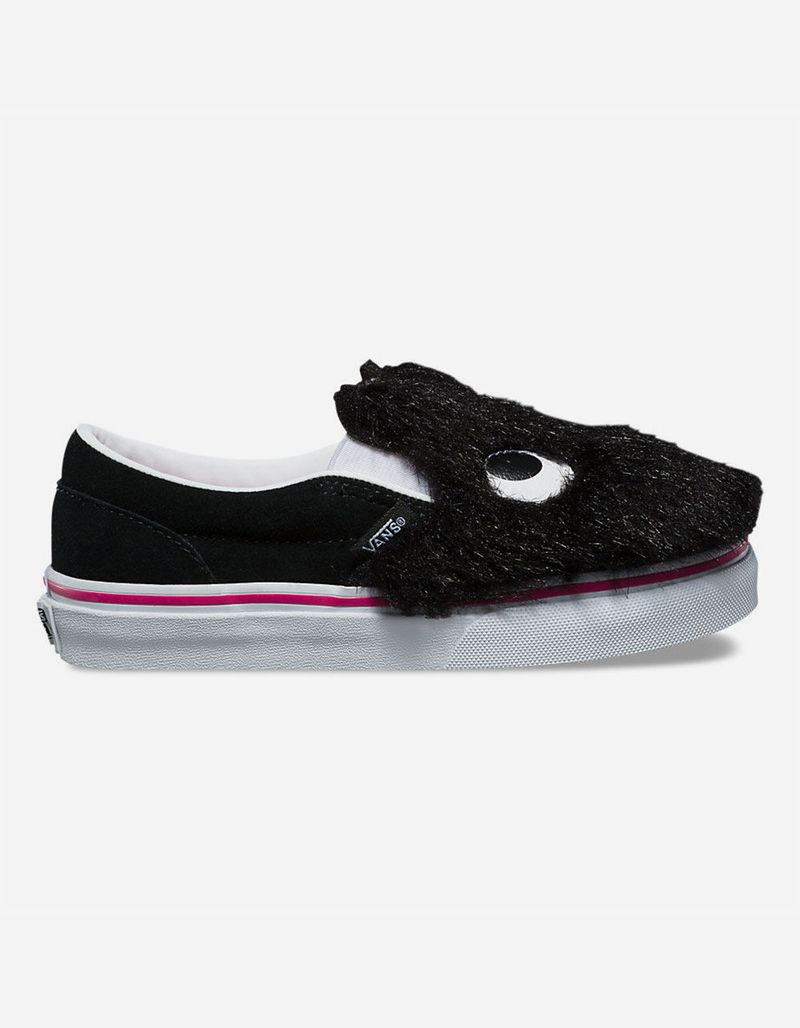 VANS Slip On Friend Party Fur Black & True White Girls Shoes image number 0