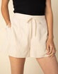 WEST OF MELROSE Knot It Stripe Womens Shorts image number 2