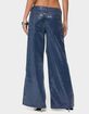 EDIKTED Mirella Sequin Low Rise Baggy Jeans image number 3