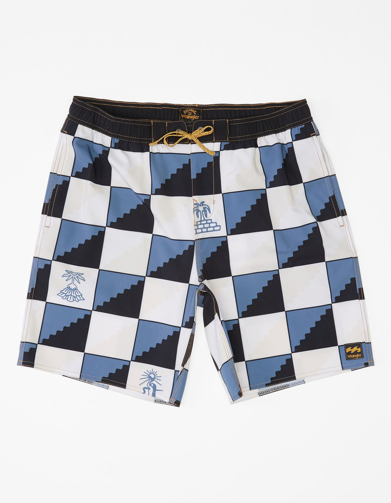 BILLABONG x Wrangler Shadows Layback Mens Boardshorts image number 0