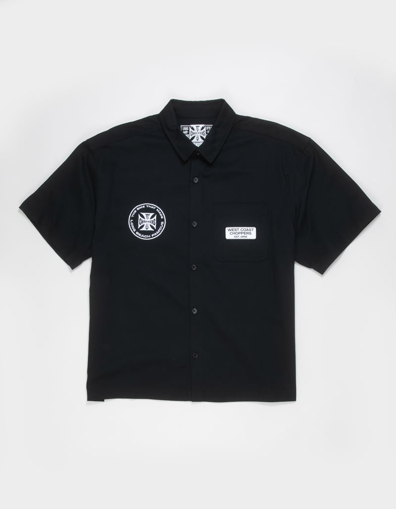 WEST COAST CHOPPERS Mens Button Up Shirt image number 3