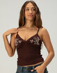 FULL TILT Womens Beaded Tank Top image number 2