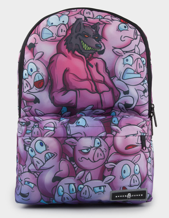 SPACE JUNK Wolf Pigs Backpack Primary Image
