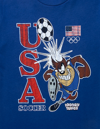 OUTERSTUFF Team USA Looney Tunes Taz Soccer Boys Tee Alternative Image