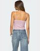 EDIKTED Aryah Ruffled Tank Top image number 5