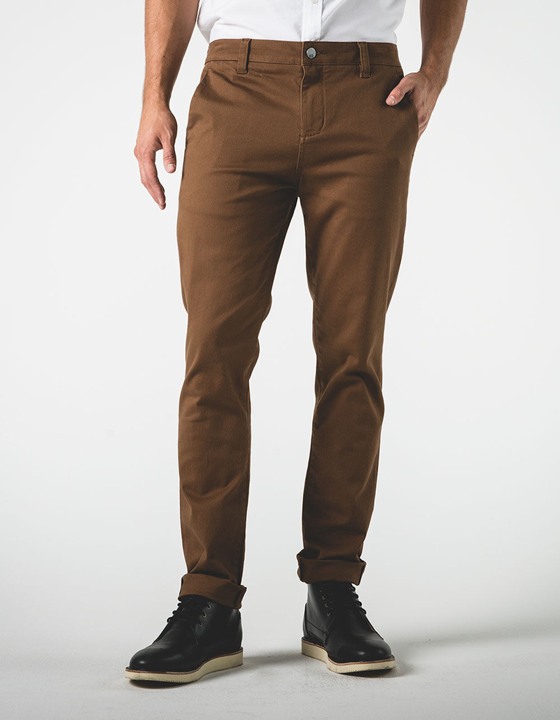 RSQ Seattle Mens Skinny Tapered Stretch Chino Pants image number 1