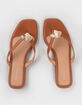 TOP MODA Doha Shell Womens Sandals image number 5
