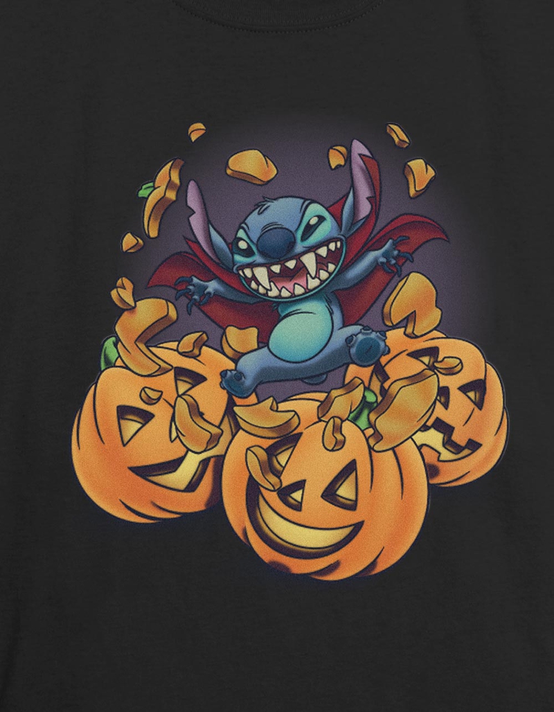 LILO & STITCH Vampire Stitch Pumpkins Unisex Tee image number 1