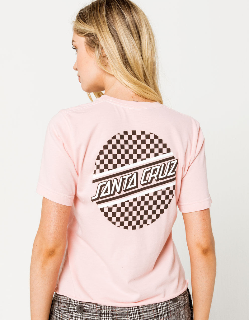 SANTA CRUZ Check Stripe Dot Womens Tee image number 0