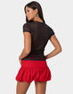EDIKTED Aloha Sheer Mesh Tee image number 4