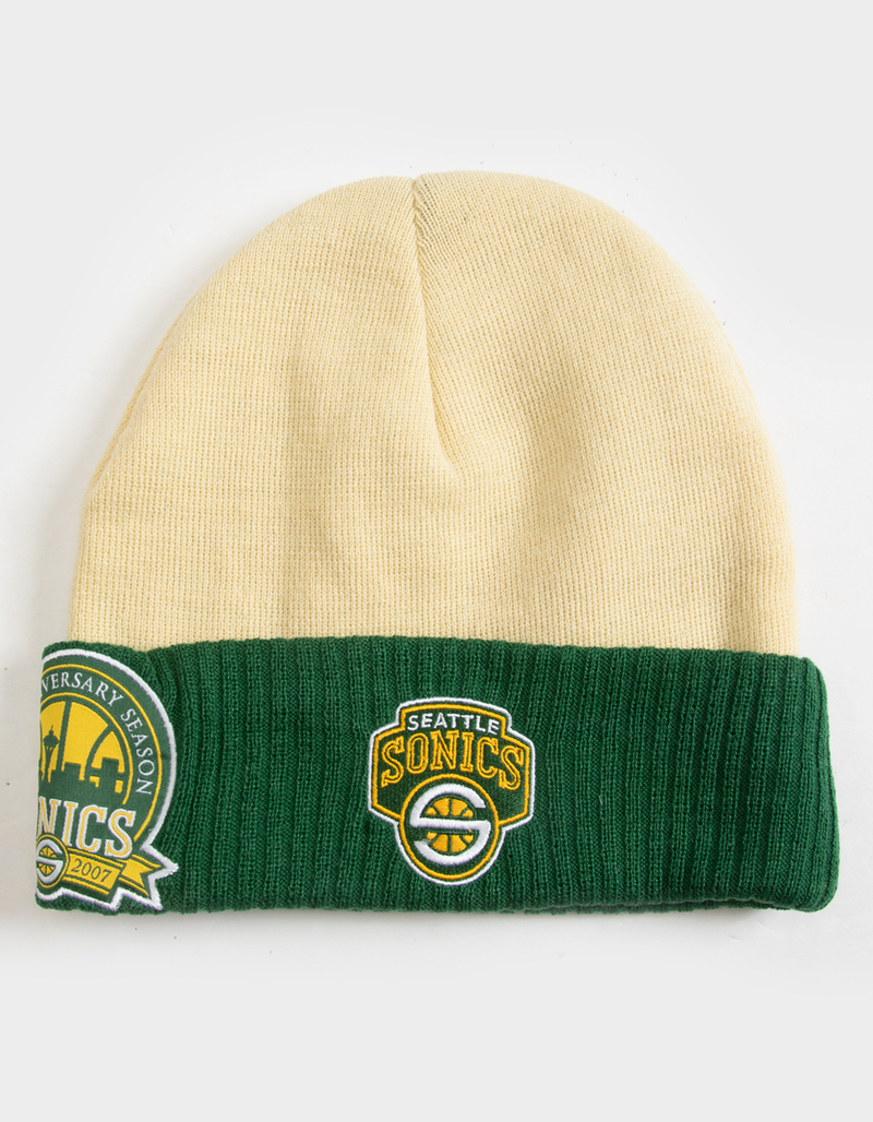 MITCHELL & NESS Seattle Supersonics Pom Beanie image number 0