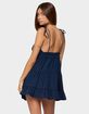 EDIKTED Sontana Ruched Tiered Mini Dress image number 3