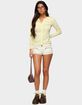 EDIKTED Maeva Button Up Pointelle Top image number 5