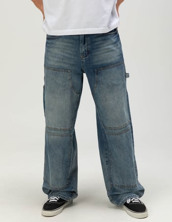 RSQ Mens Extra Baggy Double Knee Carpenter Jeans Primary Image