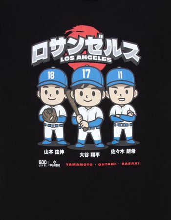 500 LEVEL Anime Trio Mens Tee Alternative Image