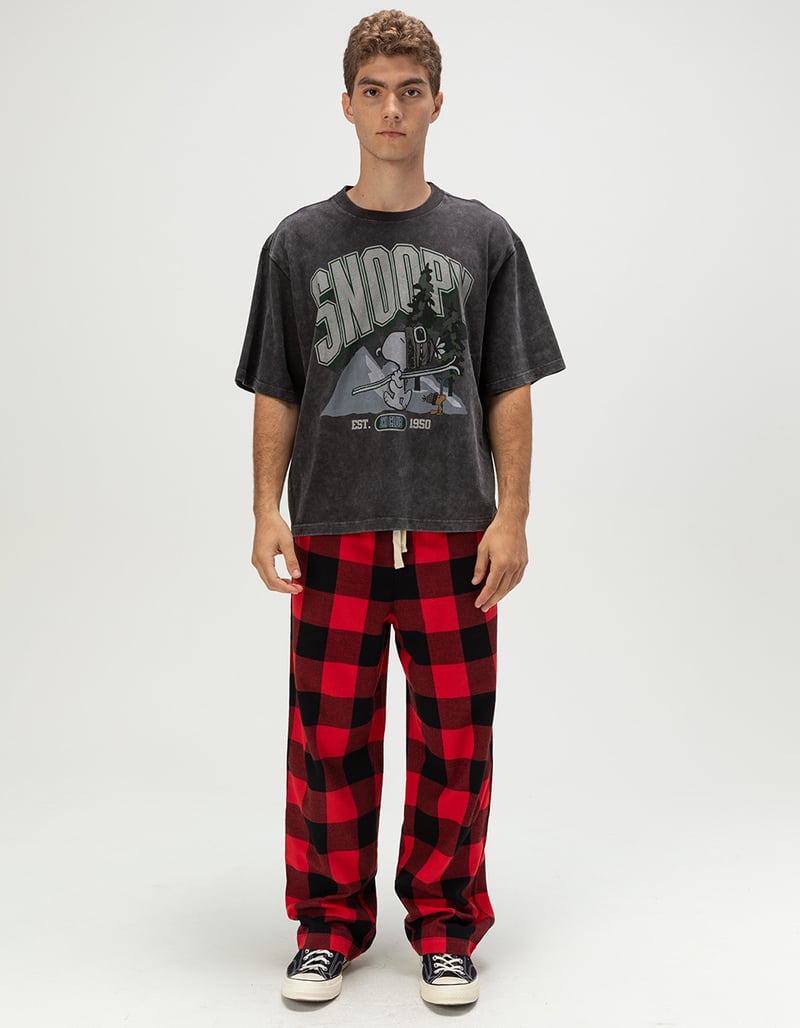 RSQ x Peanuts Snoopy Ski Mens Boxy Tee image number 5