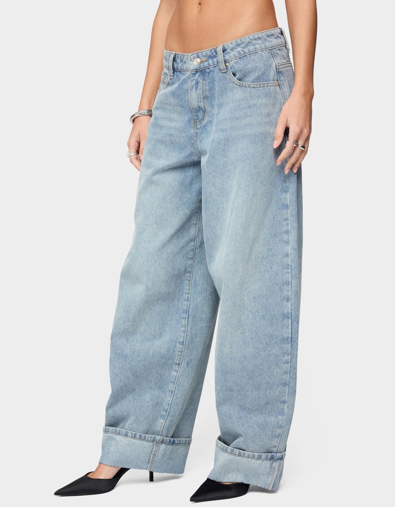 EDIKTED Kella Low Rise Baggy Jeans image number 1
