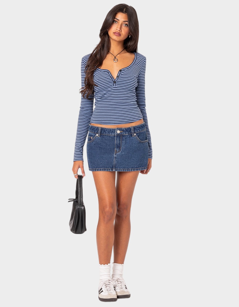 EDIKTED Jocelyn Striped Top image number 1