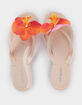 TOP MODA Hibiscus Womens Flip Flops image number 5
