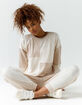 BLU PEPPER Patchwork Womens Sweatshirt image number 4