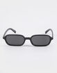 RSQ Rectangle Plastic Sunglasses image number 2