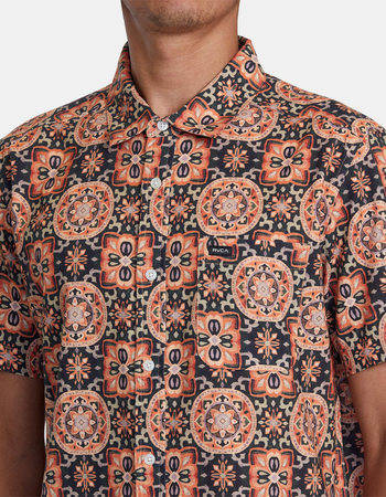 RVCA Rvgazi Mens Button Up Shirt Alternative Image