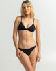 FULL TILT Ribbed Fixed Triangle Bikini Top image number 4